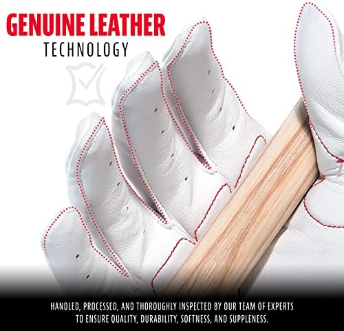 Franklin Sports MLB Baseball Batting Gloves - Shok-Sorb X Batting Gloves for Baseball + Softball - Adult + Youth Padded Non-Sting Batting Glove Pairs - Multiple Colors + Sizes