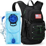 Maelstrom Hydration Backpack, Hiking Backpack with 2L/3L Water Bladder, High Flow Bite Valve Water Backpack Lightweight