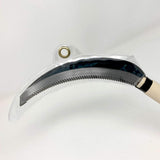 HACHIEMON Serrated Sickle Garden Tool for Weeding - Compact and Lightweight - Japanese Weeding Sickle