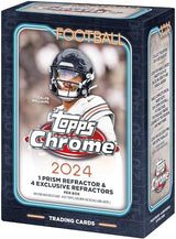 2024 Topps Chrome Football Cards Factory Sealed Value Box