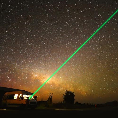 [Professional] Rechargeable Green Line Light Flashlight Long Distance Range for TV/LED/LCD Screens Tactical Flashlights Presentation Office/Outdoors/Astronomic/Construction [001]