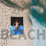 Frelaxy Pocket Picnic Blanket, Waterproof Beach Blanket, Compact Camping Blanket, Lightweight Outdoor Blanket for Beach Festival Camp Picnic Hiking Travel (Blue, 57'' x 71'')