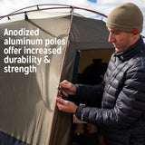 Kelty Highroads Overlanding Shelter - Universal Mount Car Camping Tent with Large Zippered Entry, Aluminum Frame, Adjustable Walls and Windows, UV Protection, Rainproof, Stuff Duffel Included, 2024