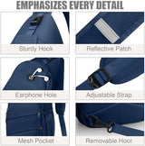 Crossbody Bags for Women Men Trendy Sling Bag Bakpack Casual Chest Bag with Convertible Shoulder Strap