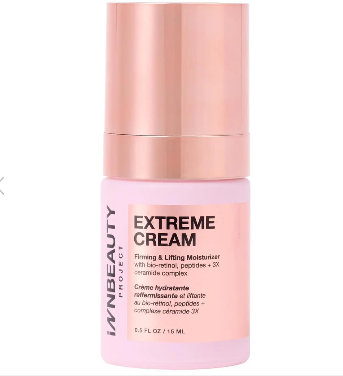 iNNBEAUTY PROJECT Extreme Cream Anti-Aging Firming & Lifting Refillable Moisturizer Extreme Cream Travel Size 0.5 oz / 15 mL