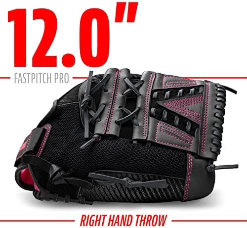 Franklin Sports Girls Softball Glove-Women's Windmill Fastpitch+Slowpitch Softball Glove-Right and Left Hand-Adult