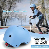 Kids Bike Helmet,Toddler Skateboard Helmets for Ages 2-3-5-8-14 Years Boys Girls，Adjustable Multi-Sport Bicycle Skateboarding Football Roller Skating Scooter Rollerblade Balance Bike Helmet