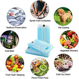 TOURIT Ice Pack for Lunch Box-8.75” x 5.5”-Reusable Long Lasting for Lunch and Cooler Bag-Camping, Beach, Picnics, Fishing and More