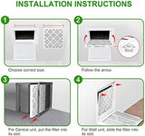 14x14x1 Furnace Air Filter MERV 8 MPR 600 FPR 5 HVAC Pleated Filters for Home Office 2-Pack (Actual Size: 13.75x13.75x0.75 inch)