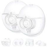 2 Full Set Collector Cup Compatible with Momcozy M5,Only for M5 Breast Pump Replacement Accessories with 24mm Flange, Collector Cup, Duckbill Valve, Diaphragm