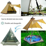 12'x10'x8'Dome Camping Tent 5-6 Person 4 Season Double Layers Waterproof Anti-UV Windproof Tents Family Outdoor Camping Tent