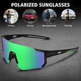 STORYCOAST Polarized Sports Sunglasses for Men Women,Driving Fishing Cycling Mountain Bike Sunglasses UV400 Protection