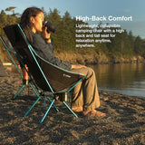 Helinox Sunset Chair Lightweight, High-Back, Compact, Collapsible Camping Chair, Mint Multiblock