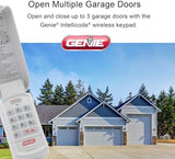 Genie Garage Door Opener Wireless Keyless Keypad - Safe & Secure Access - Compatible with All Genie Intellicode Garage Door Openers - Easy Entry into the Garage With a PIN - Model GK-R, White