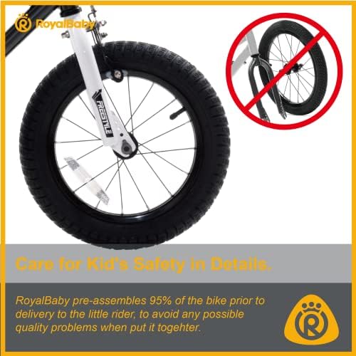 RoyalBaby Kids Bike EZ Freestyle Training Free Balance to Pedal Easy Learning Bicycle, 12-18 Inch for Toddlers to Big Kids