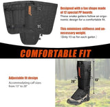 Frelaxy Snake Gaiters, Waterproof Snake Guard Chaps, Snake Bite Protection for Lower Legs, Adjustable Snake Proof Gaiters for Hunting/Outdoor Working, Fit for Men & Women