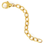 BENIQUE Necklace Bracelet Extender - 14K Gold Filled or Solid 925 Sterling Silver Extension, Medium Size Jewelry Chain, Durable Strong Removable 2" 4" or 6" Made in USA