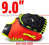 Franklin Sports Youth Teeball Glove - 9.0 Inch Neo-Grip Synthetic Leather Fielding Glove - Left & Right Handed Ready To Play with Ball