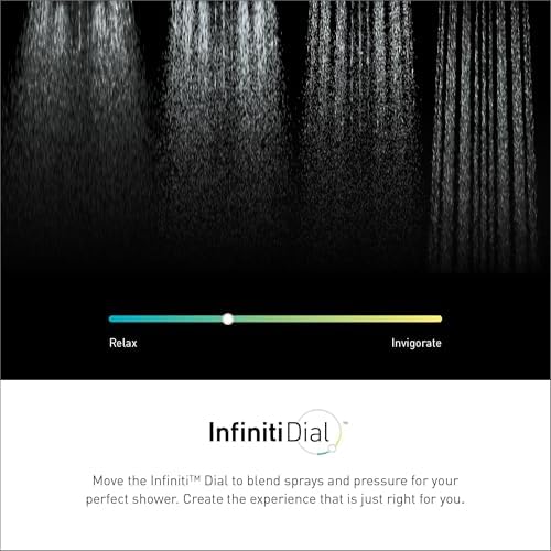 Moen Verso Chrome Round Rain Shower Head and Detachable Handshower Combination with Magnetix Docking System and 60-inch Metal Hose, 220C2