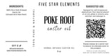 Five Star Elements Poke Root Castor Oil 8 Ounce REFILL