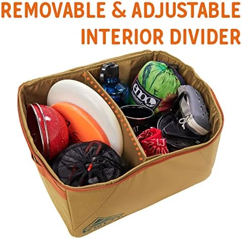 Kelty Window Seat – Camping, Tailgating, Travel Organization Hub, Road Tripping Overlanding Storage, Clear Lid, Rugged Fabrics