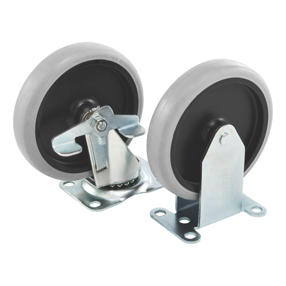 Rubbermaid Commercial Products Heavy Duty Adaptable Utility Cart Replacement Casters, Pack of 4