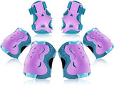 BOSONER Kids/Youth Knee Pad Elbow Pads Guards Protective Gear Set for Roller Skates Cycling BMX Bike Skateboard Inline Skatings Scooter Riding Sports