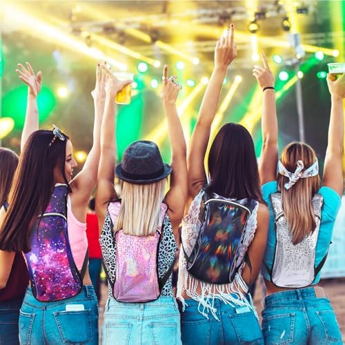 Rave Hydration Pack, Hydration Backpack with 2L Hydration Bladder, Festival Essential Water Backpack for Hiking, Running, Cycling, and Music Festivals