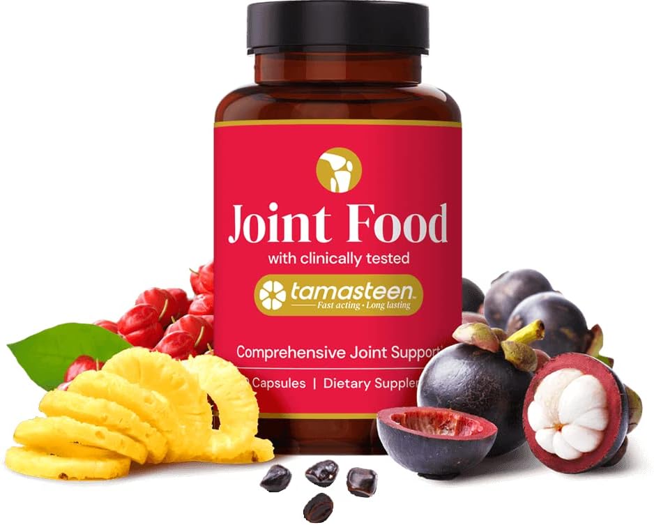 Joint Food AS SEEN ON TV | Powered by Clinically Studied Tamasteen | Joint Mobility and Comfort with Triple Action Joint Food (1 Month Supply)