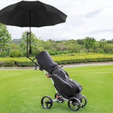 UPF 50+ Beach Umbrella with Adjustable Universal Clamp