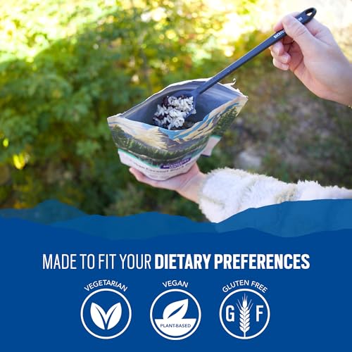 Backpacker's Pantry Cuban Coconut Rice & Black Beans - Freeze Dried Backpacking & Camping Food - Emergency Food - 24 Grams of Protein, Vegan, Gluten-Free - 6 Count