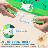 Chriffer Kids Swim Vest Life Jacket for 22-66 Pounds Boys and Girls, Toddler Floaties with Shoulder Harness Arm Wings for 2,3,4,5,6,7 Years Old Baby