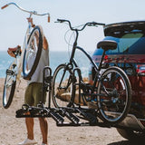 Hollywood Racks Destination 4 Hitch Bike Rack, Lightweight, Black - Platform Style Bike Rack for Car Carries up to 4 Bikes for Safe, Secure Transport - Fits Most Bike Styles, Sizes and Models
