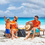 Maelstrom Backpack Cooler,36 Can Cooler Backpack,Soft Cooler Bag Insulated Leakproof,Lightweight Ice Chest Backpack,Travel Cooler Lunch Backpack for Camping,Hiking,Beach,Black