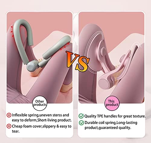 Thigh Master Hip Trainer Kegel Exerciser, Pelvic Floor Trainer, Kegel Trainer for Postpartum Rehabilitation, Trimmer Inner Thigh, Thigh Toner Workout