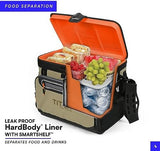 Arctic Zone Titan Deep Freeze Cooler - Zipperless Hardbody Cooler - Small & Large Capacity- Beach & Camping Cooler - Deep Freeze Insulation, HardBody Liner, and SmartShelf