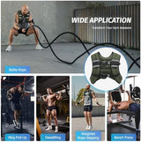 ZELUS Weighted Vest, 6lb/8lb/12lb/16lb/20lb/25lb/30lb Weight Vest with Reflective Stripe for Workout, Strength Training, Running, Fitness, Muscle Building, Weight Loss, Weightlifting