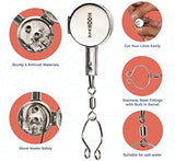 HOOK-EZE Fishing Knot Tying Tool | Protect from Fish Hooks | Tie Fishing Knots Easily | Cool Gadgets for Fishermen | Ice Fly Fishing | Fishing Accessories for Beginner Anglers | Nail Knot Tool