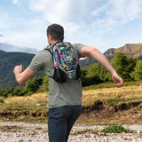 Lightweight Hydration Backpack, Running Backpack with 2L Water Bladder, Hydro Water Daypack for Cycling Hiking Rave for Men Women