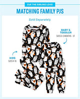 The Children's Place baby girls Family Matching Christmas Holiday Sets, Snug Fit 100% Cotton, Adult, Big Kid, Toddler, Pajama Set, Hlwn Blk Ghost, 7 US