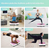 Vibration Plate Exercise Machine for Lymphatic Drainage Weight Loss,SoftGym Power Vibration Plate 300-400 Lbs Capacity Full Whole Body Workout Vibration Platform,Waver Vibration Plate for Home Fitness