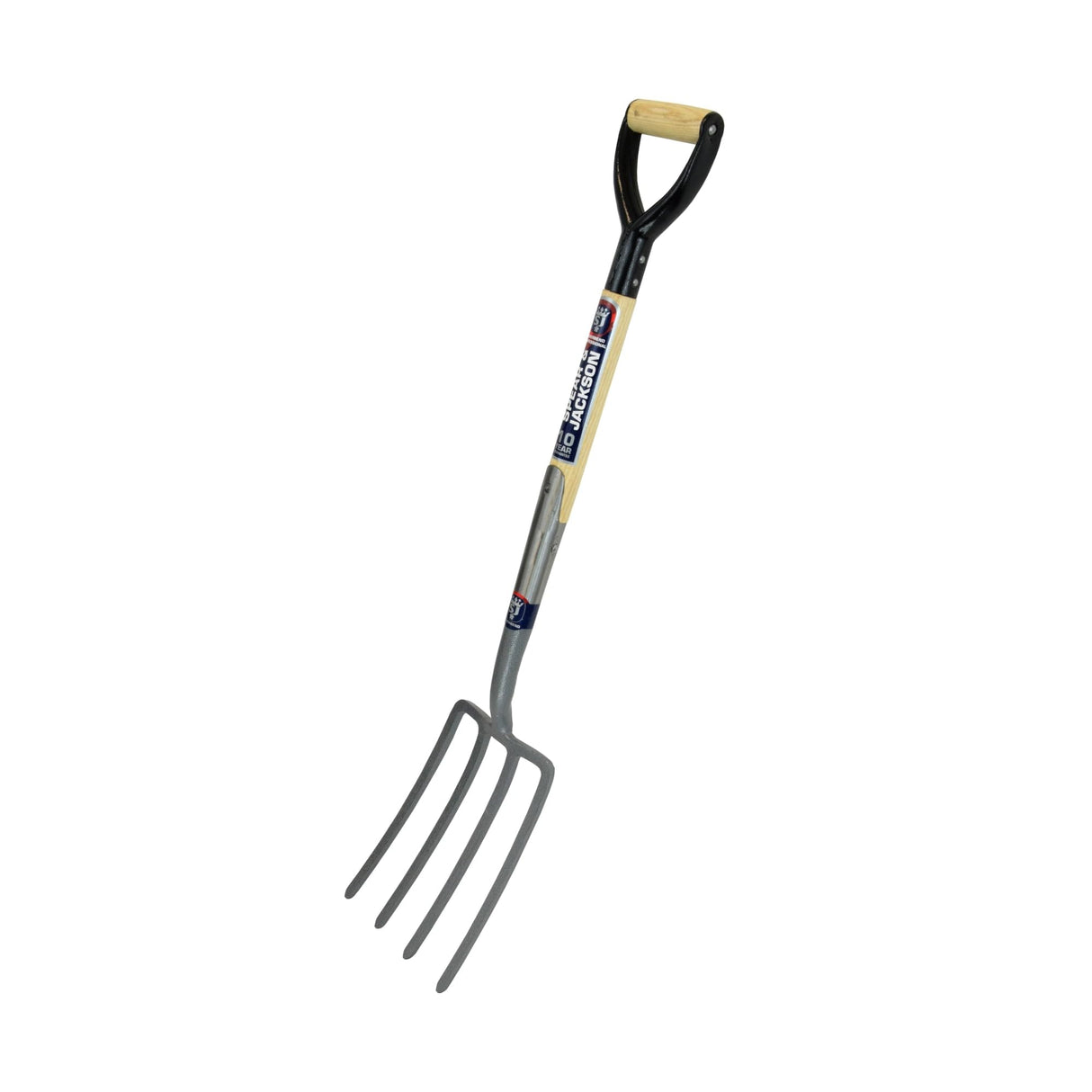 Spear & Jackson Neverbend Professional Digging Fork – Heavy-Duty Forged Carbon Steel Garden Fork for Tough Soil and Cultivation