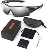 BEACOOL Polarized Sports Sunglasses for Men Women Youth Baseball Cycling Running Driving Fishing Golf Motorcycle TAC Glasses