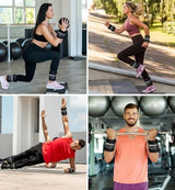 Ankle Weights A Pair of 1/2/3/4/6/8/10/12/20 LBS Wrist Leg Arm Weights for Women Men kids child with Adjustable Straps, Strength weighted for Physical Therapy Running Walking Fitness Gym Workout