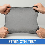 High-Density Magnetic Screen Door Mesh for Home and Patio, Tear Resistant Backdoor Screen Net with Magnetic Closure