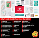 Protect Life Survival First Aid Kit for Home/Business, Camping Survival Kits | Mini Travel First Aid Kit | Camping Equipment | Small Kits for Car | Outdoor Emergency Survivals Pack