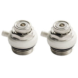 URPIZY 1/2 for BSP Automatic Air Vent Auto Cut-Off Self Bleeding Radiator Valve,Automatic Bleed Valve for Radiators, Automatic Bleed Valve for Heating (2PCS)