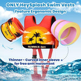 HeySplash Toddler Swim Vest, Toddler Floaties Fit 13-30 Lbs, Puddle Kids Jumper with Adjustable Strap, Pool Float Jacket Arm Floaties Baby Floatie Water Wing, Pool Sea Swimming Aid