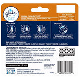 Glade PlugIns Refills Air Freshener, Scented and Essential Oils for Home and Bathroom, Vanilla Caramel Twist, 3.35 Fl Oz, 5 Count