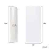 Cotouni 70.5" x 30" Sheets - 6 Rolls - 50 Perforated Sheets/roll - face Hole - Non-Woven Paper Exam Table Cover - 30GSM - Disposable Massage Table Sheets - Facial/lash Bed/spa - Latex-Free Recyclable